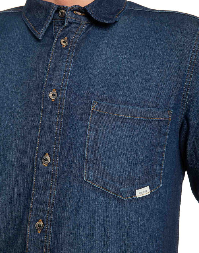 chemise blue PULLIN en coton