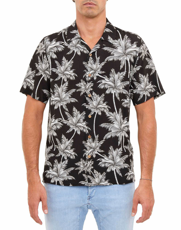 chemise hawaïenne macabou PULLIN en viscose