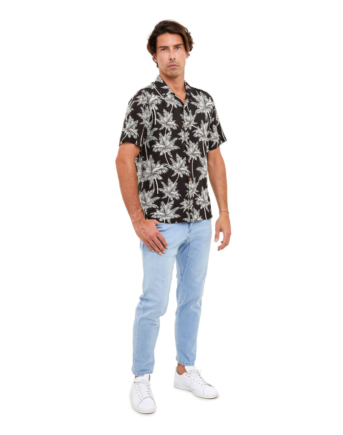 chemise hawaïenne macabou PULLIN en viscose