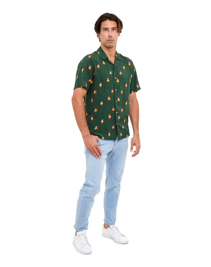 chemise hawaïenne shakalaka PULLIN en viscose