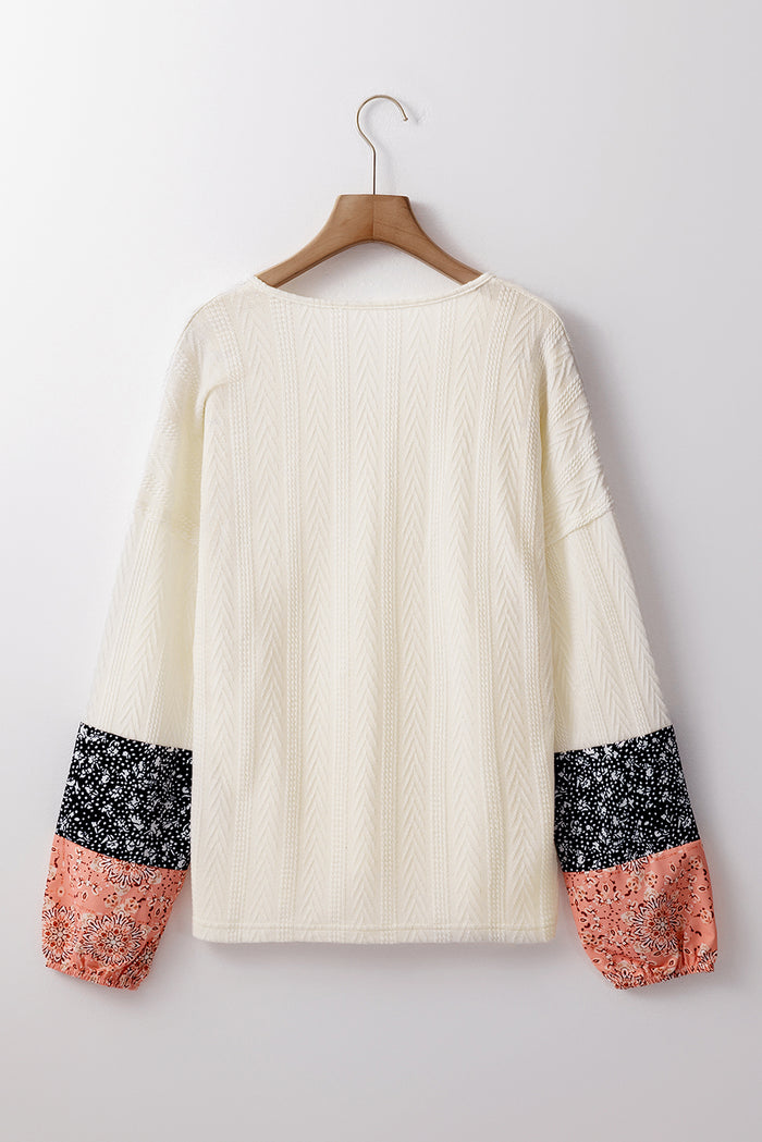 Chemisier beige avec cordon de serrage *