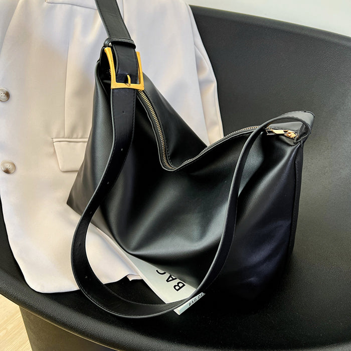 Chic Adjustable Strap PU Leather Handbag for Every Occasion
