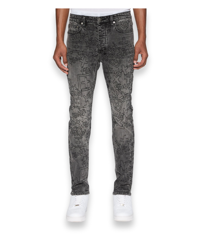 Chitch Stencil Stitch Jean
