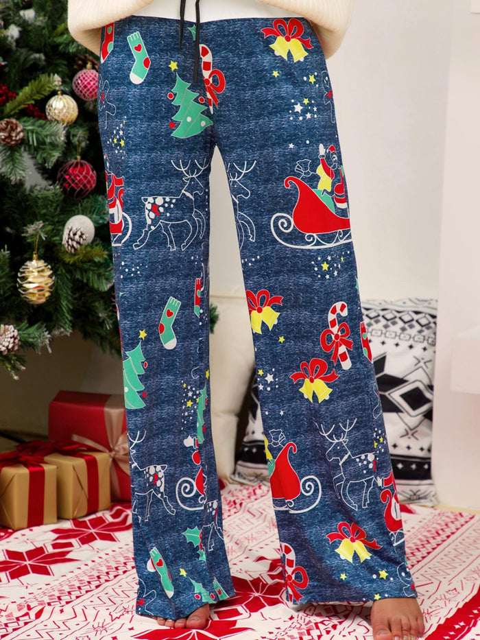 Christmas Straight Leg Pants
