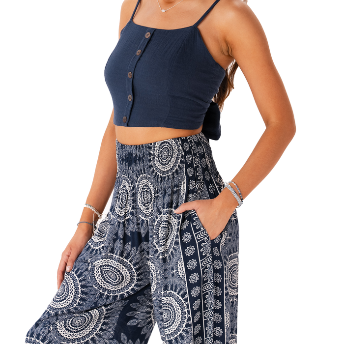 Como Harem Pants, hip detail