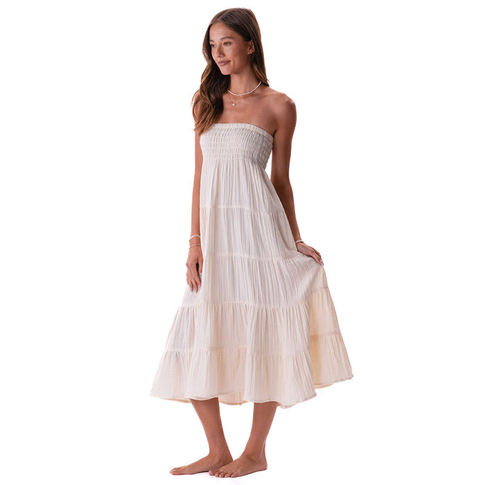 Cream Sundrift Maxi Skirt, worn as dress
