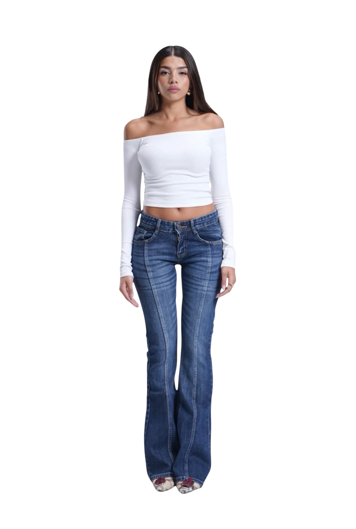 DARK BLUE BOOTCUT