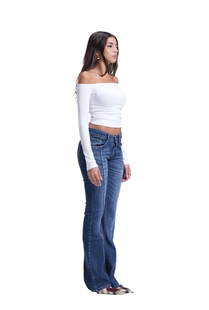 DARK BLUE BOOTCUT