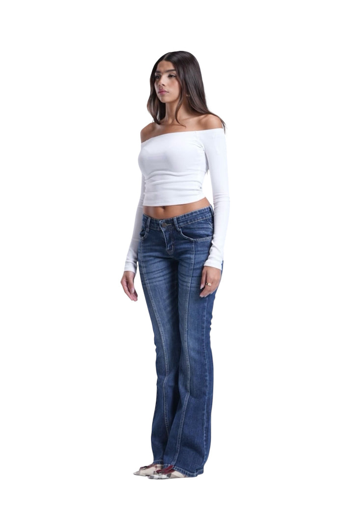 DARK BLUE BOOTCUT