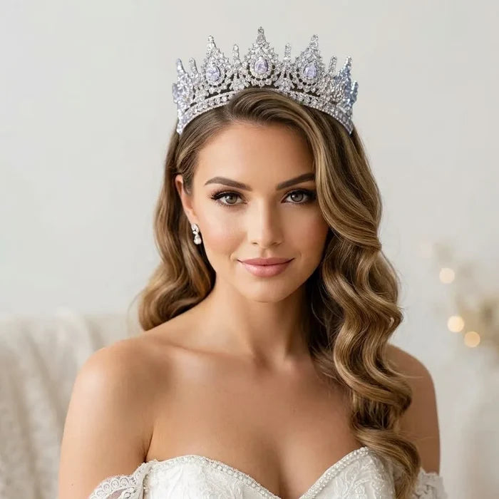 Wedding Hair Accessories - Royal Glamour Bridal Tiara