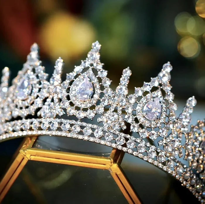 Wedding Hair Accessories - Royal Glamour Bridal Tiara