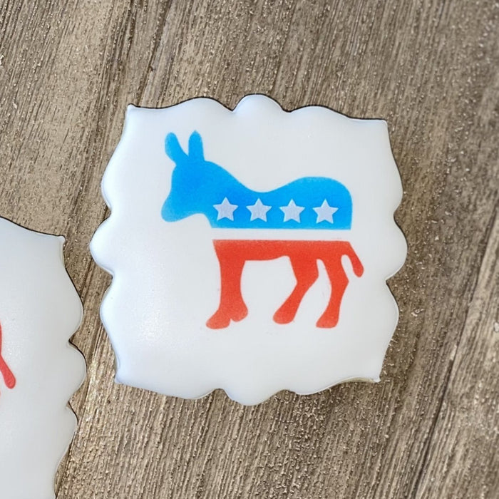 Democratic Donkey Stencil Set bakeartstencil