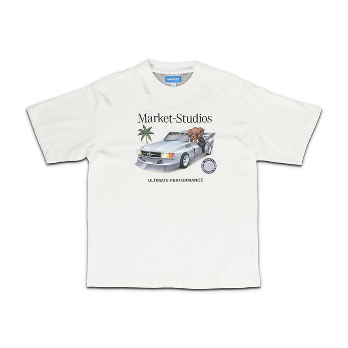 Des Bear White Tee