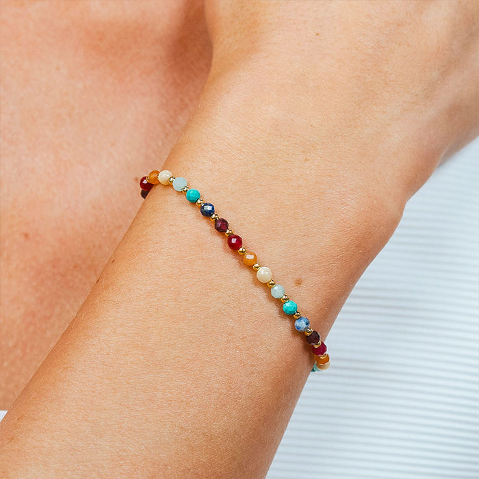 Divine Healer 3mm Healing Bracelet, wrist detail