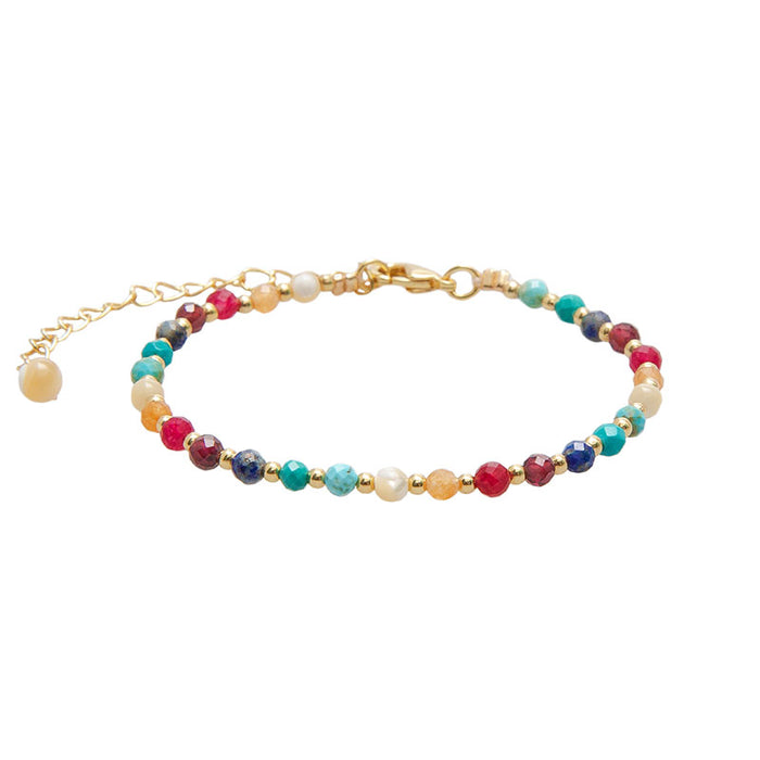 Divine Healer 3mm Necklace + Bracelet Set, flat lay bracelet