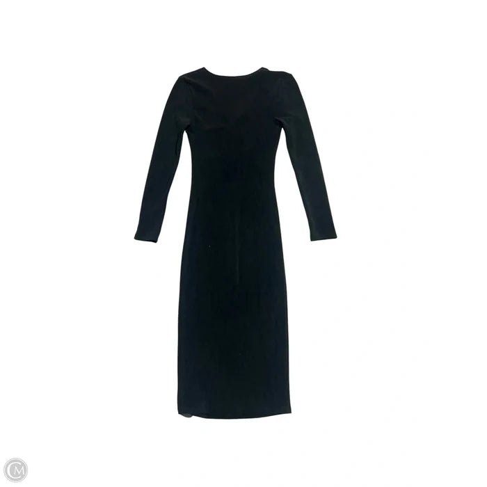 Dress Casual Maxi By Zara In Black, Size: M
