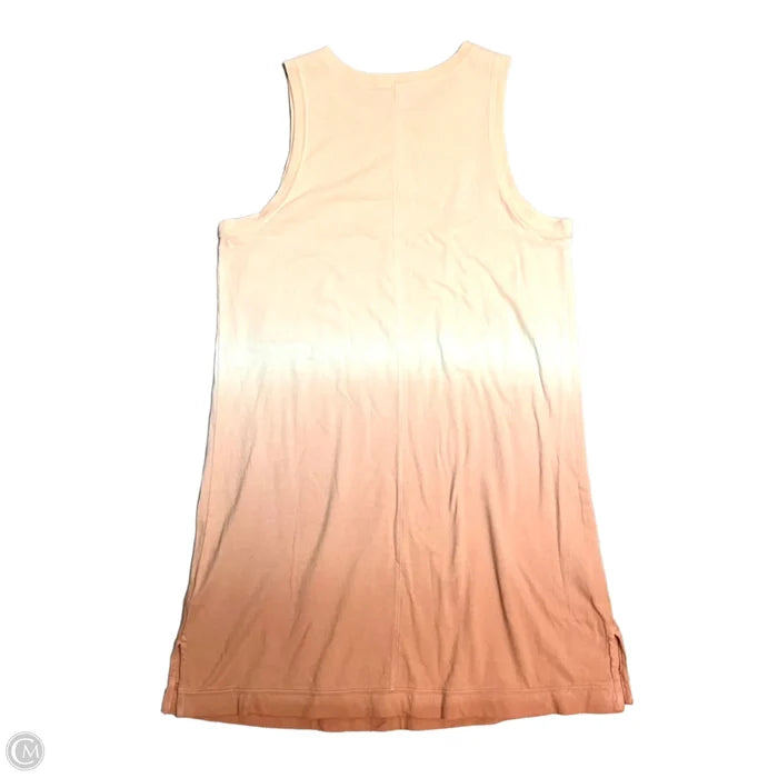 Dress Casual Midi By Old Navy In Peach, Size: M
