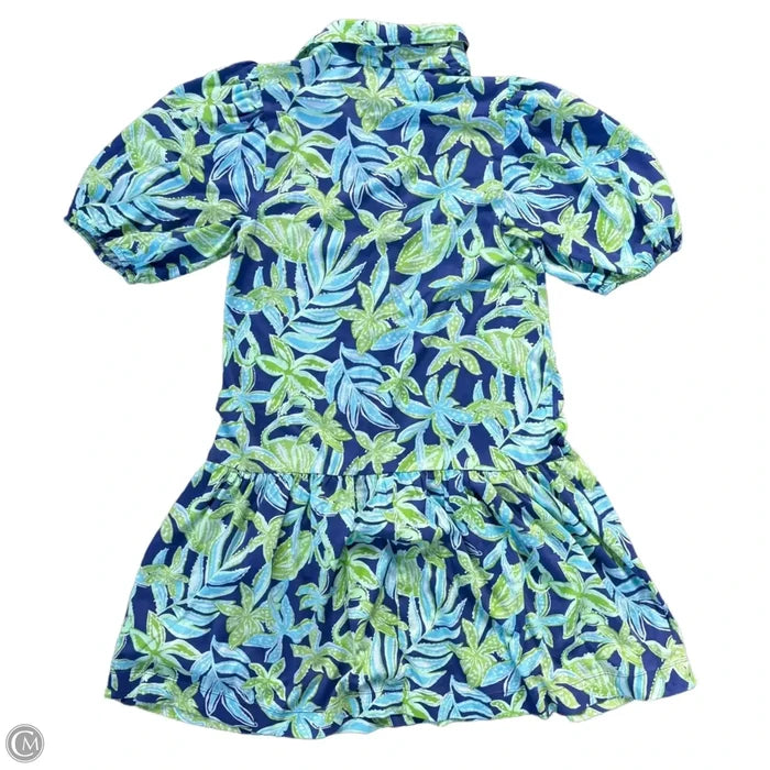 Dress Designer By Lilly Pulitzer In Blue & Green, Size: Xs