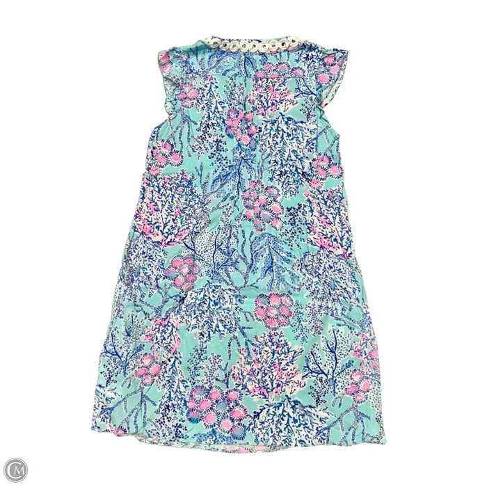 Dress Designer By Lilly Pulitzer In Blue & Pink, Size: Xs