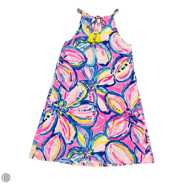 Dress Designer By Lilly Pulitzer In Flowered, Size: Xxs