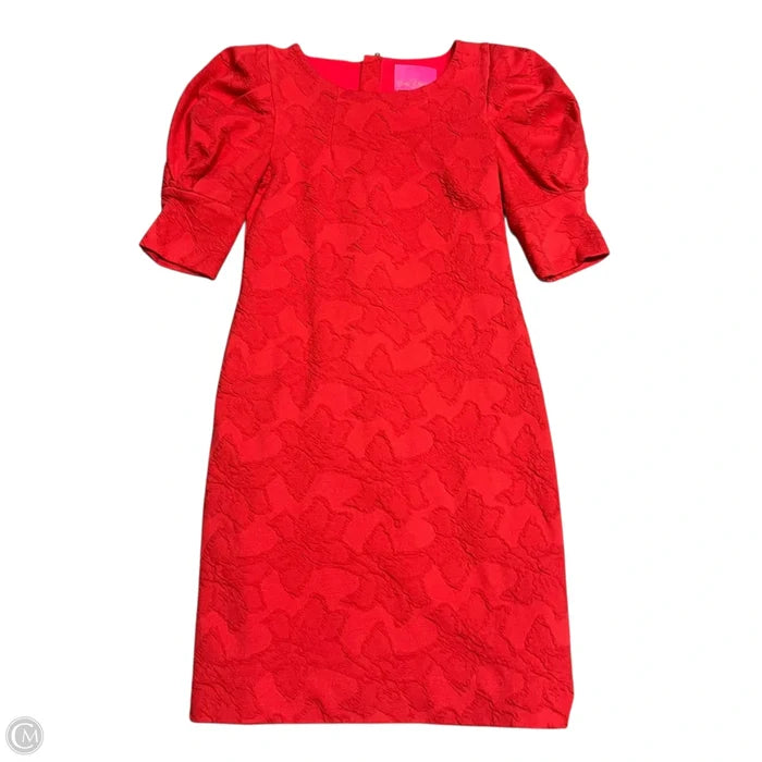 Dress Designer By Lilly Pulitzer In Red, Size: Xxs