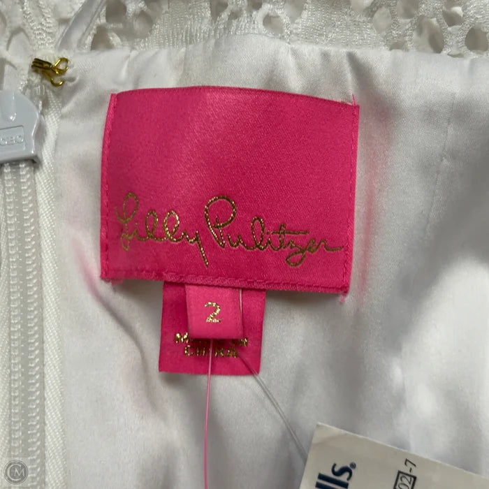 Dress Designer By Lilly Pulitzer In White, Size: Xs