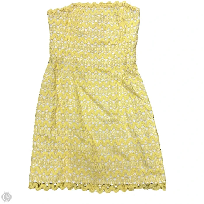 Dress Designer By Lilly Pulitzer In Yellow, Size: 0