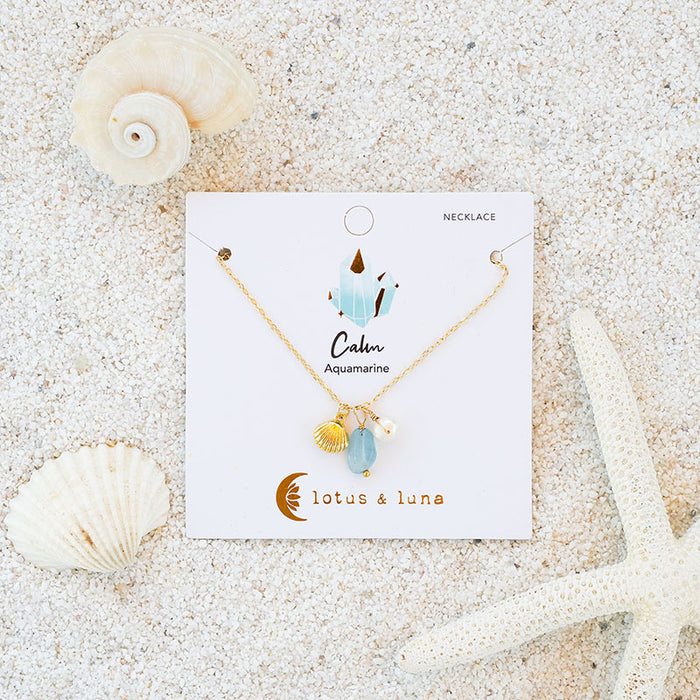 Drift Away Onshore Necklace, on brand card