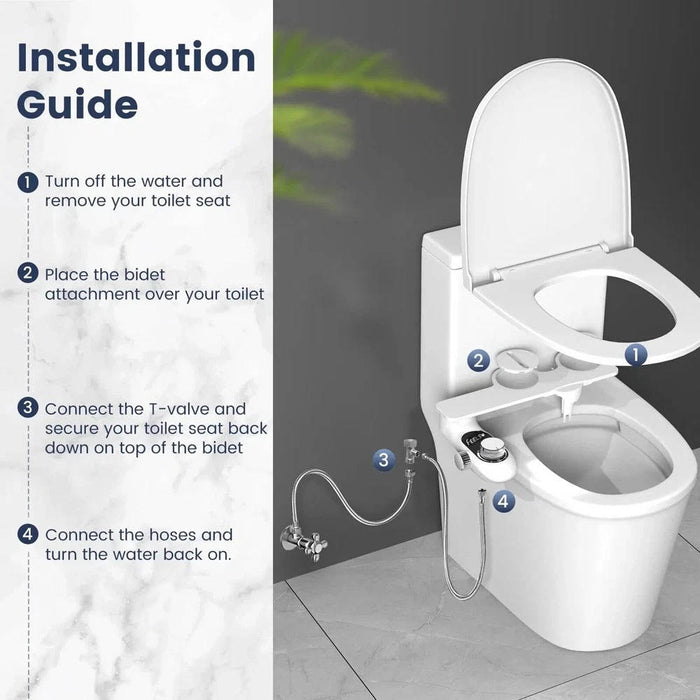 Electric Bidet Attachment for Toilet