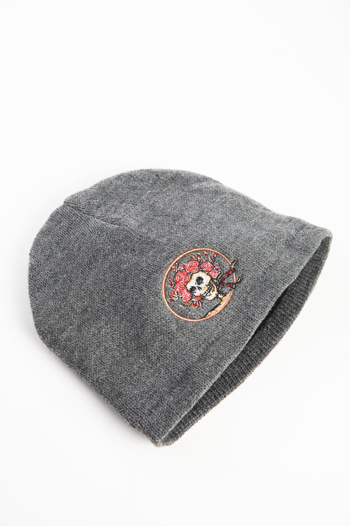 embroidered grateful dead beanie hat