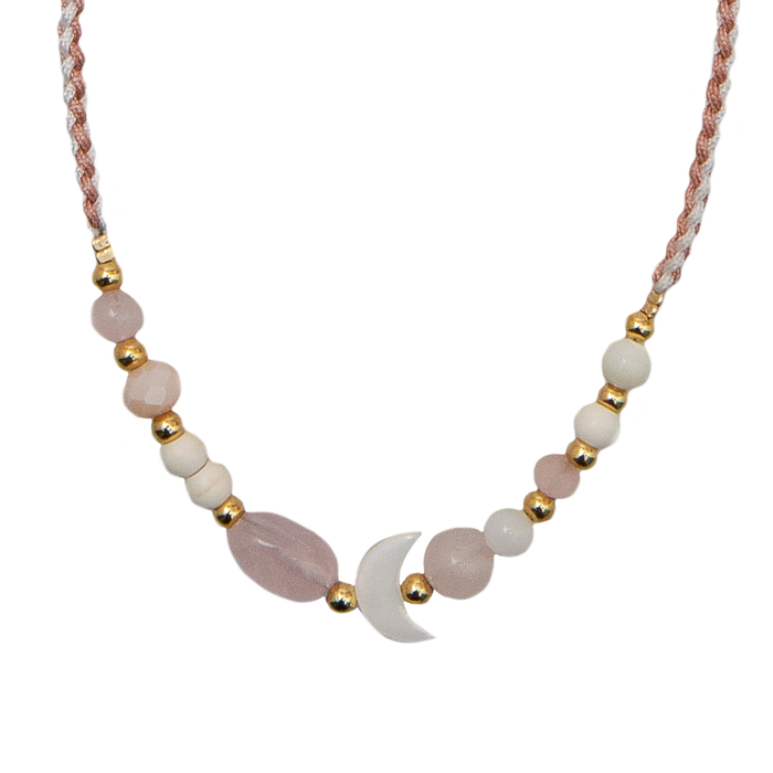 Equinox Eclipse Necklace, flat lay