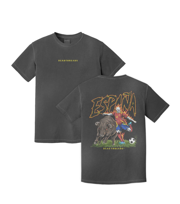 ESPAÑA SOCCER - “DT ESSENTIAL" PREMIUM T-SHIRT – T-Shirt – Dead Threads Apparel