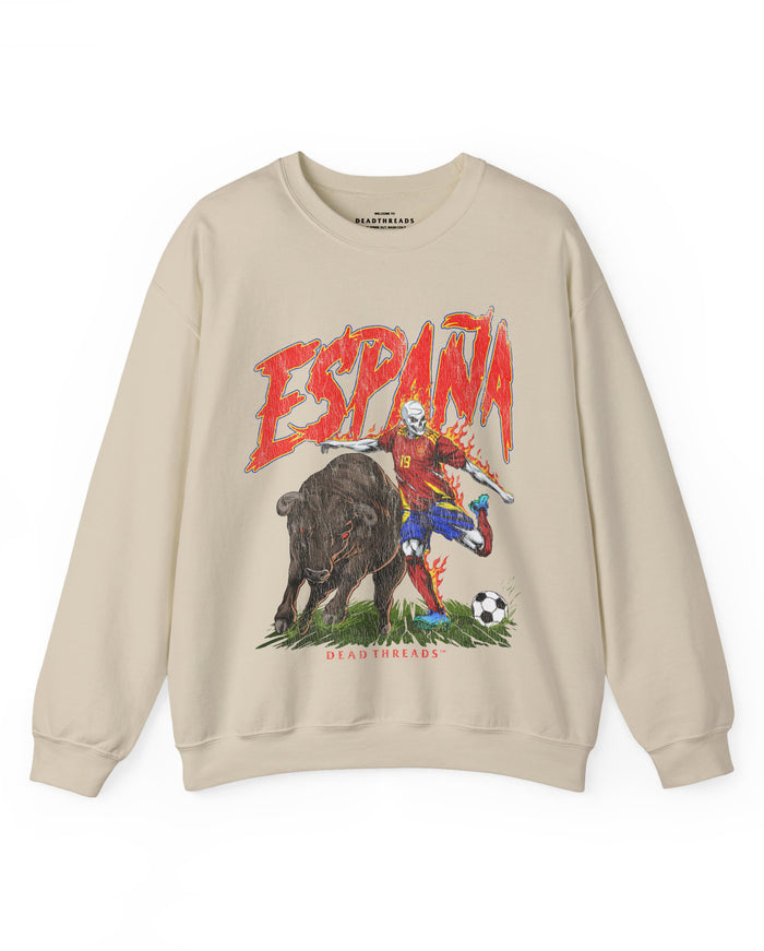 ESPAÑA SOCCER CREWNECK SWEATSHIRT