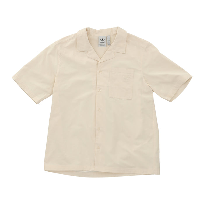 Essentials Seersucker Short Sleeve Shirt - White