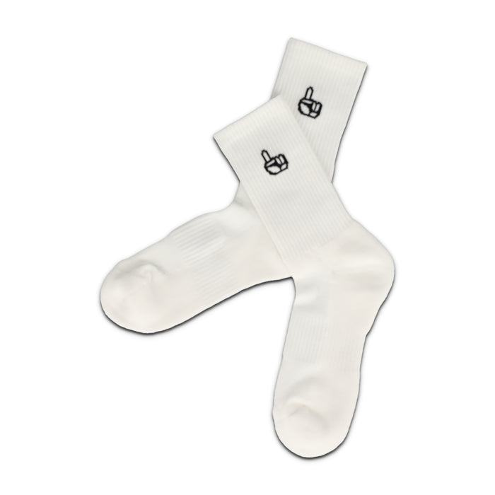 Everyday Crew White Socks