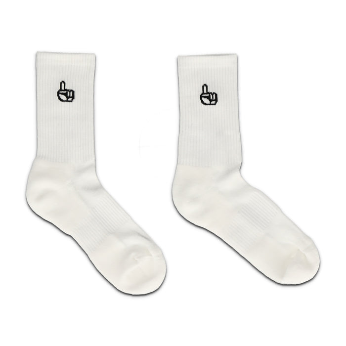 Everyday Crew White Socks