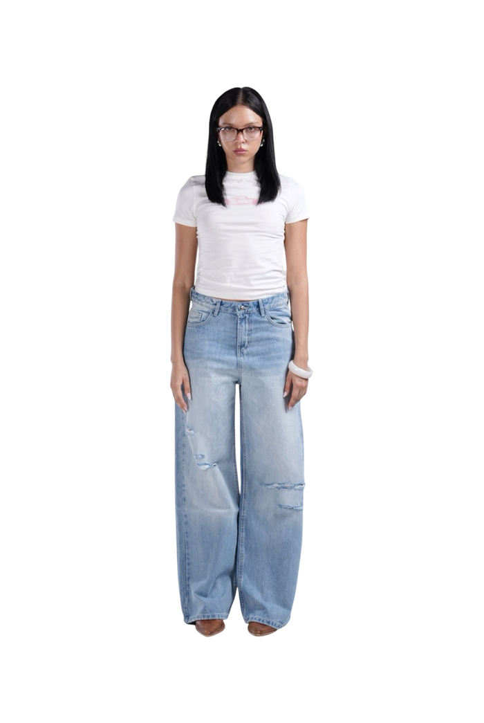 EXTRA WIDE LEG DENIM