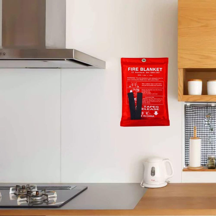 Fire Blanket 2-Pack Emergency Flame Retardant Safety Cover