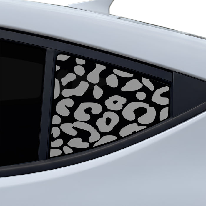 Fits Hyundai Elantra 2017-2018 Animal Leopard Cheetah Cow Window Vinyl Decal Stickers - Bogar Tech Designs