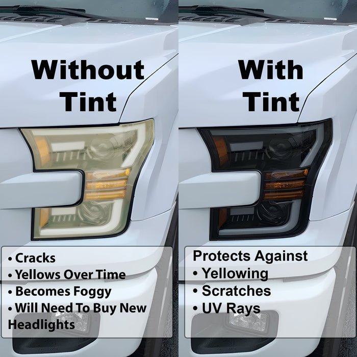 Fits Mazda Mazda6 2014-2017 Full Headlight Taillight Precut Smoked PPF Tint Kit Film Overlay  - Bogar Tech Designs