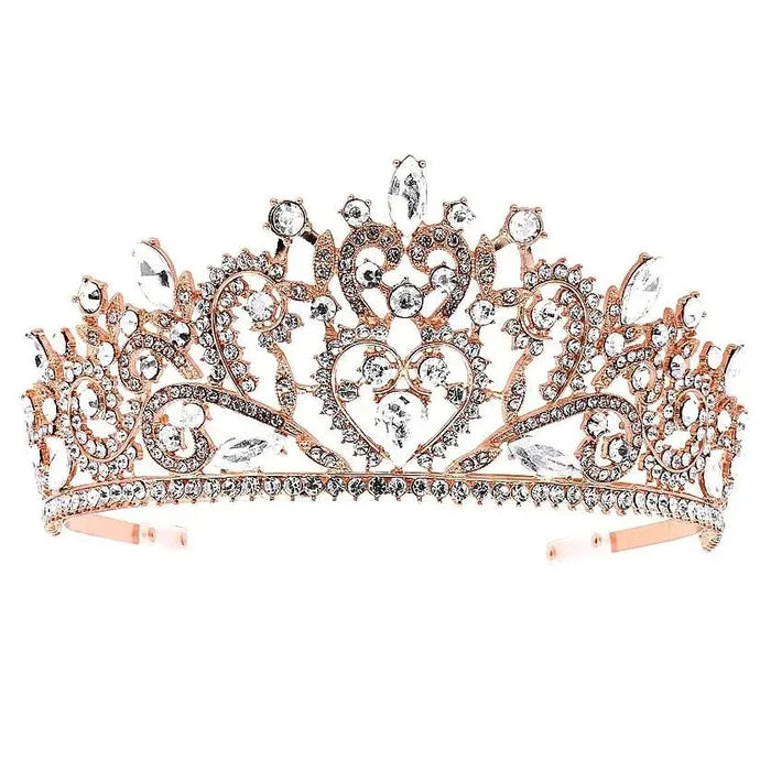 {Flower Theme Wreath Tiara 100467} - {} at {Linda Mariposa}