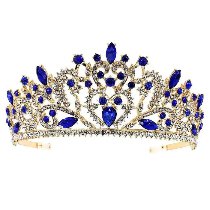 {Flower Theme Wreath Tiara 100467} - {} at {Linda Mariposa}