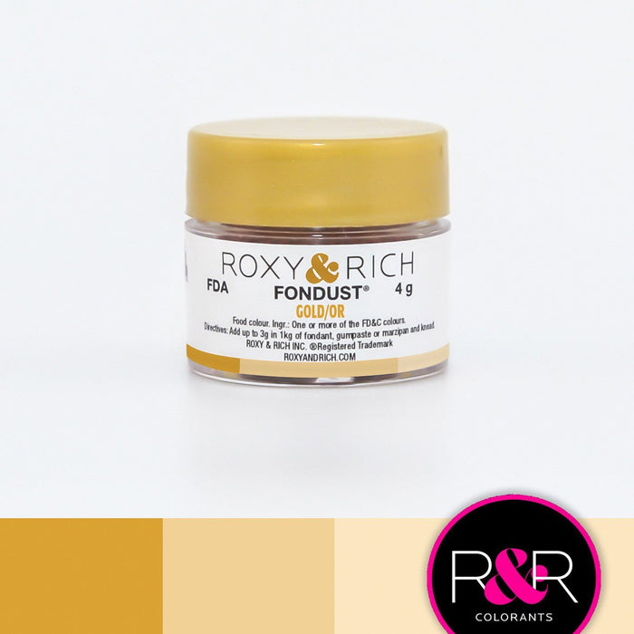 Fondust - Gold bakeartstencil