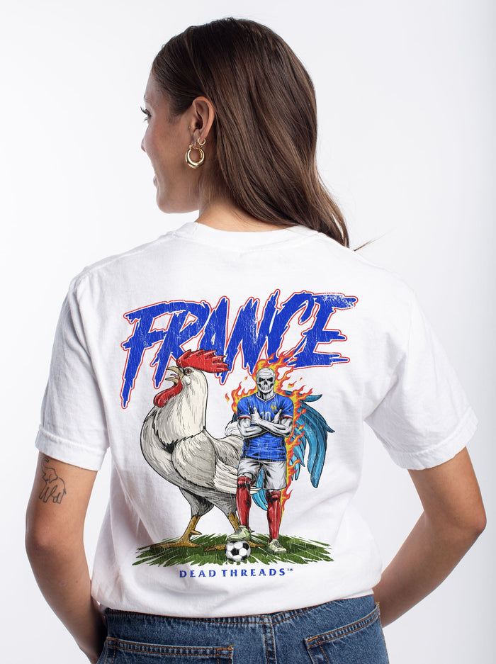 FRANCE SOCCER - “DT ESSENTIAL" PREMIUM T - SHIRT – T-Shirt – Dead Threads Apparel