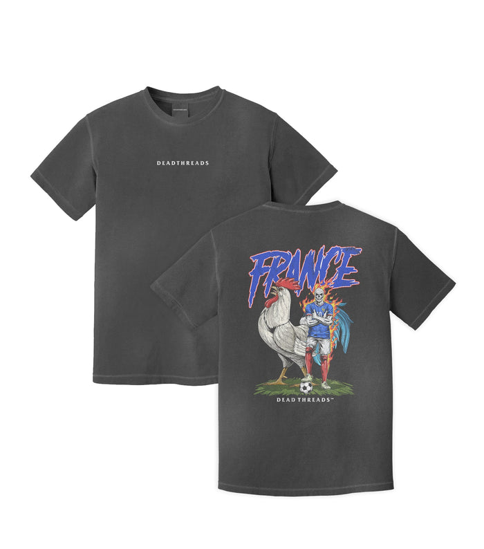 FRANCE SOCCER - “DT ESSENTIAL" PREMIUM T - SHIRT – T-Shirt – Dead Threads Apparel