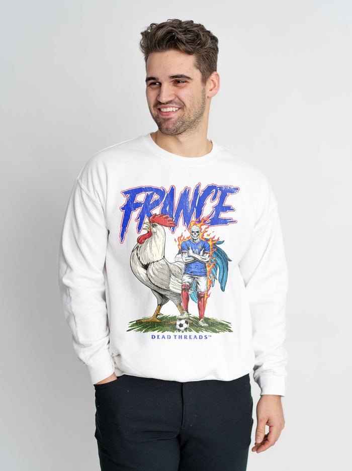 FRANCE SOCCER CREWNECK SWEATSHIRT – Sweatshirt – Dead Threads Apparel