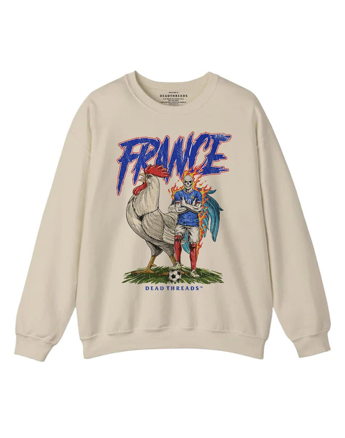 FRANCE SOCCER CREWNECK SWEATSHIRT – Sweatshirt – Dead Threads Apparel