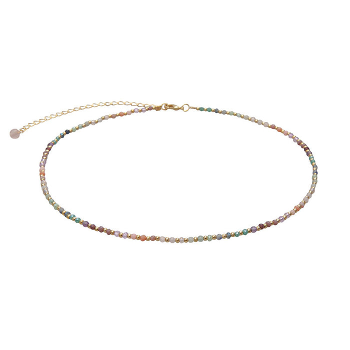 Free Spirit 2mm Healing Necklace, flat lay