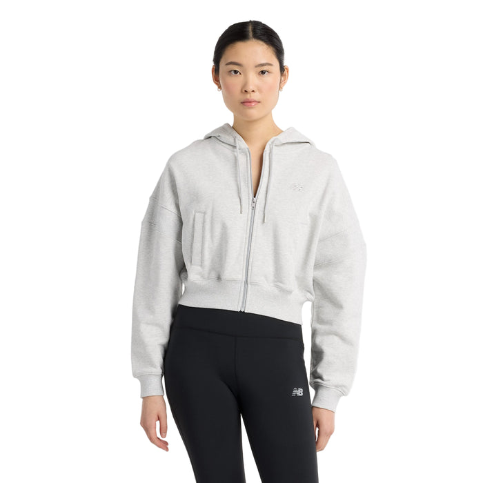 French Terry Grey Full Zip Jacket