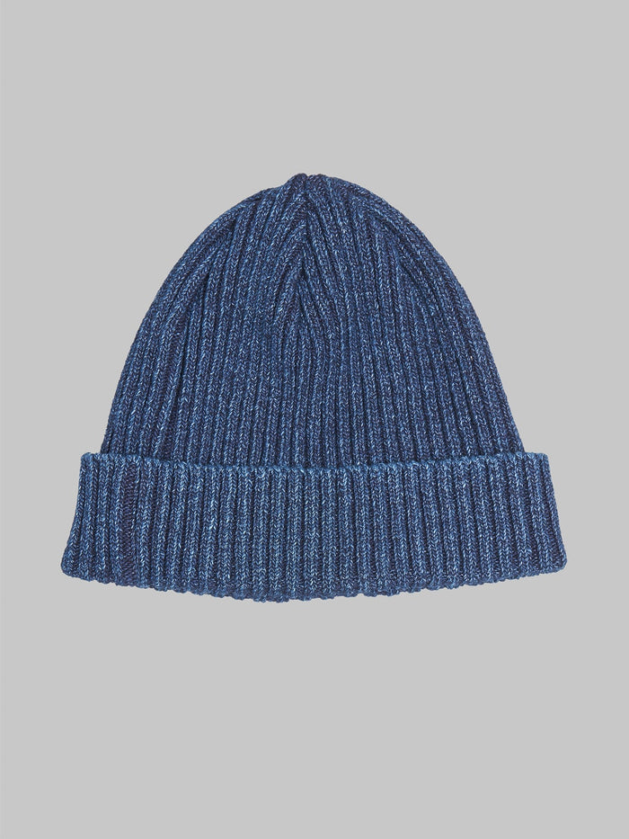 Fullcount Rib Watch Cap Indigo back